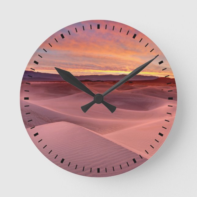 Horloge Ronde Dunes de sable rose, Vallée de la Mort, CA (Recto)