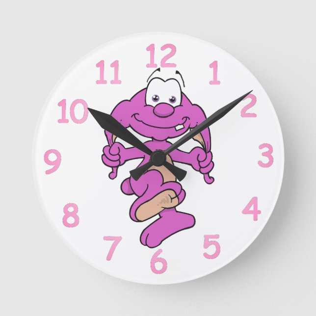 Horloge Ronde Dweeblings 24h/24 (Recto)