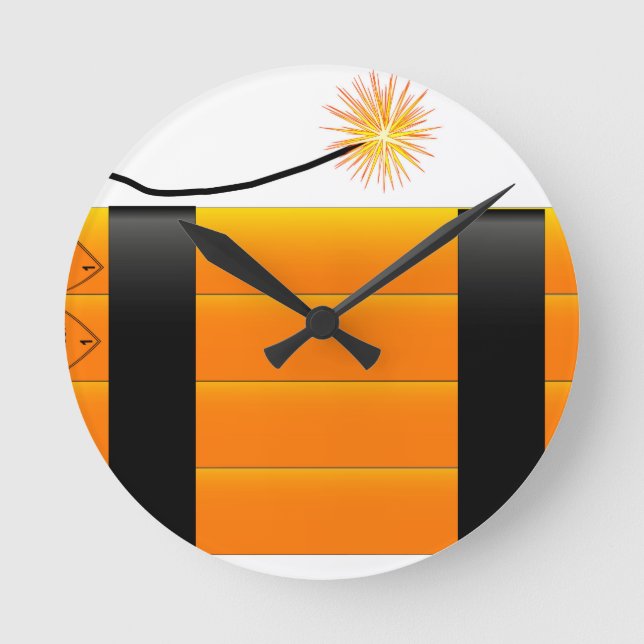 Horloge Ronde Dynamite (Recto)