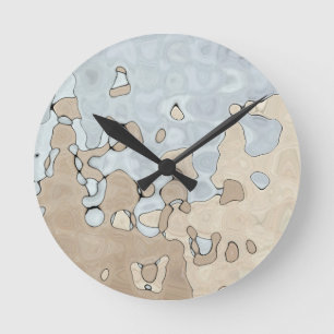 Horloge Ronde Earthy Elegance