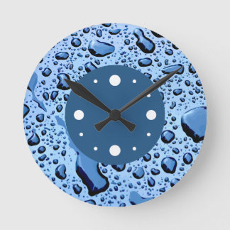 Horloge Ronde Eau Moderne Dépose Salle De Bain Horaires Mur