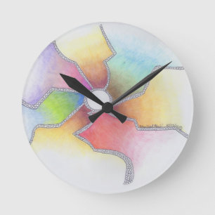 Horloge Ronde Éclat angélique