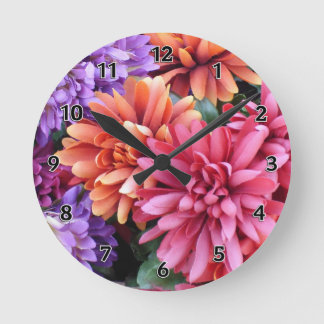 Horloge Ronde Éclats de fleur