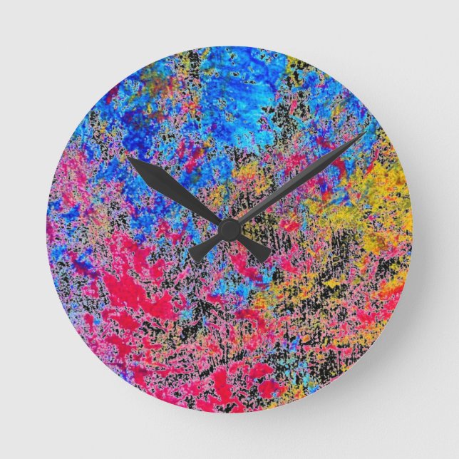 Horloge Ronde Écran de peinture (Recto)