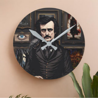 Horloge Ronde Edgar Allan Poe
