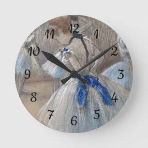 Horloge Ronde Edgar Degas, Danseuse de ruban bleu