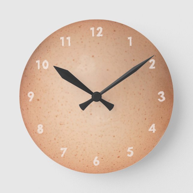 Horloge Ronde Egg shell (Recto)