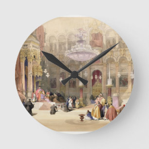 Horloge Ronde Église grecque de la tombe sainte, Jérusalem, av