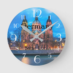 Horloge Ronde Église Saint Lucas Allemagne