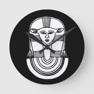 Horloge Ronde Egyptian Symbol: Hathor