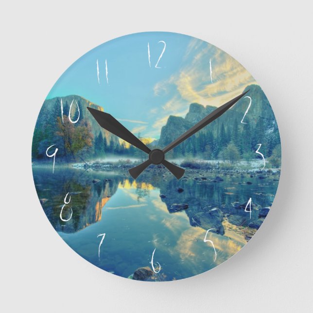 Horloge Ronde EL Capitan et réflexion de trois frères (Recto)