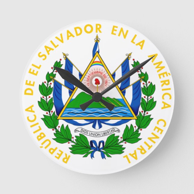 Horloge Ronde El Salvador - emblem/flag/coat of arms/symbol (Recto)