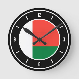 Horloge Ronde Elegant de Madagascar