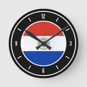 Horloge Ronde Elegant du Paraguay