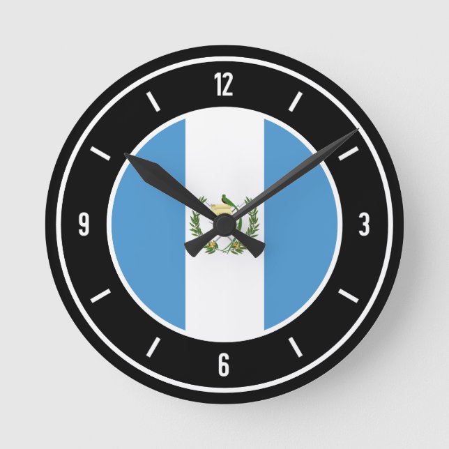 Horloge Ronde Elegant guatémaltèque (Recto)