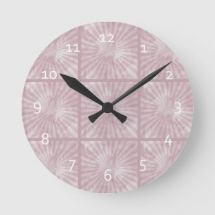 Horloge Ronde Elegant Sunburst