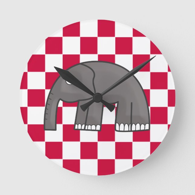 Horloge Ronde éléphant (Recto)