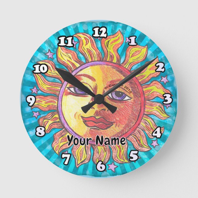Horloge Ronde Elle Soleil  (Recto)