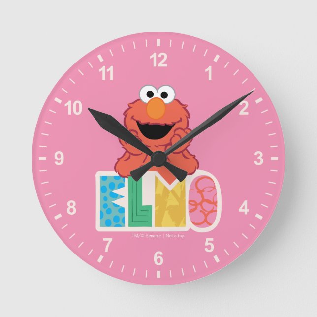 Horloge Ronde Elmo Cute & Fun (Recto)