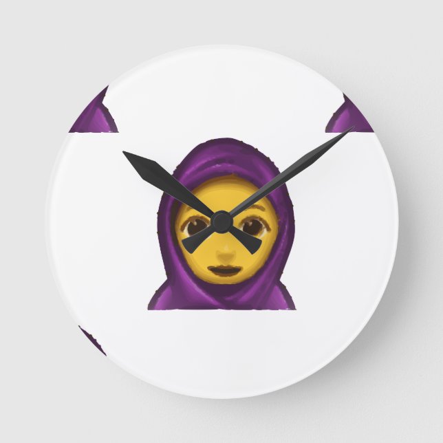 Horloge Ronde emoji hajib (Recto)