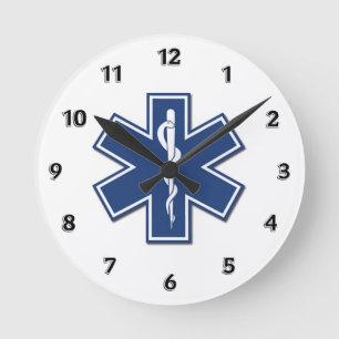 Horloge Ronde EMS Star of life
