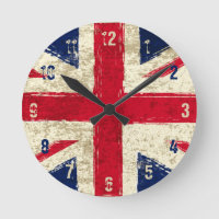 English flag clock