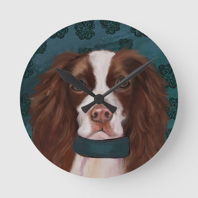 Horloge Ronde English Springer Spaniel   (Recto)