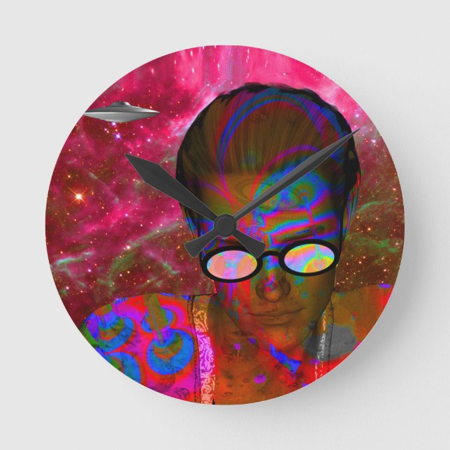 Horloge Ronde Enlèvement d'Aliens (Recto)