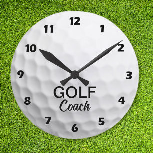 Horloge Ronde Entraîneur de golf personnalisé