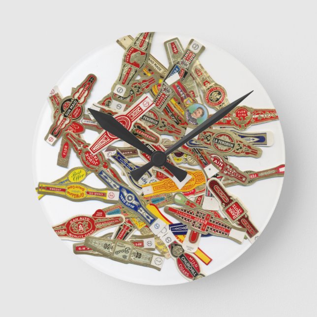 Horloge Ronde Enveloppeurs à anneaux de cigar (Recto)