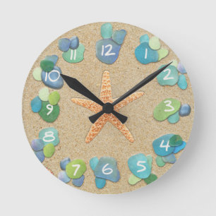 Horloge Ronde Épée de sable de mer