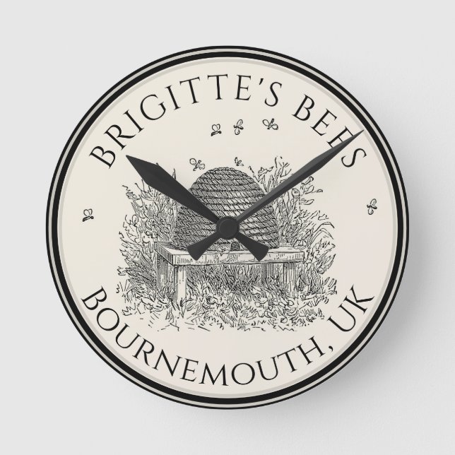 Horloge Ronde Équipe cycliste Apiary Business Beekeeper (Recto)