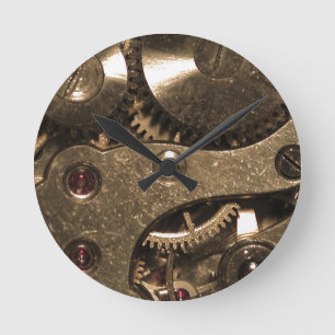 Horloge Ronde Équipements d'horloge métallique Steampunk