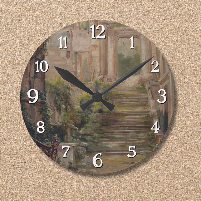 Horloge Ronde Escaliers des ruines du château Saint-Cloud (Créateur téléchargé)