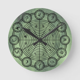 Horloge Ronde Esotericism symbole Sacred Geometry