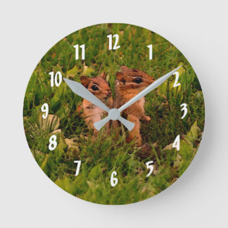 Horloge Ronde Espèce animale de Cute Baby