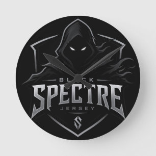 Horloge ronde espo Black Spectre Gaming