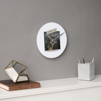 Horloge Ronde Esprit Araignée – Design Audacieux Inspiré de la N