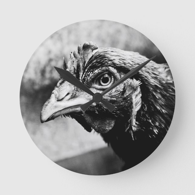 Horloge Ronde esprits et poulets (Recto)