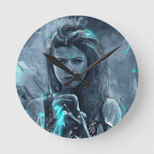 Horloge Ronde Est-ce que ça veut dire quand on rêve   Zazzle_Gro
