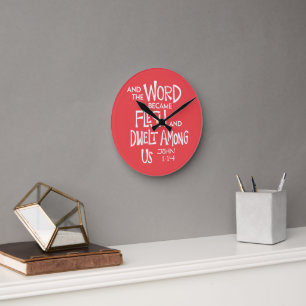 Horloge Ronde Et la Parole devint Chair