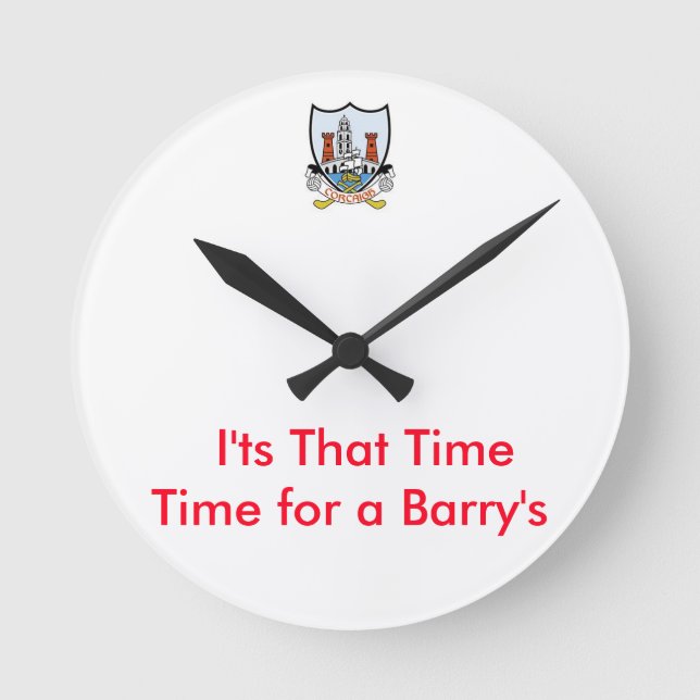 Horloge Ronde Étaient sur Cork Time-Time pour un Cuppa. (Recto)