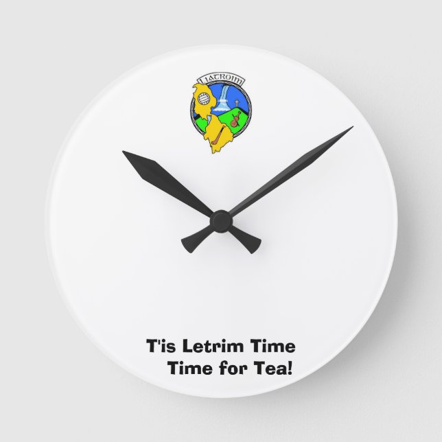 Horloge Ronde Étaient sur Leitrim Time-Time pour un Cuppa. (Recto)