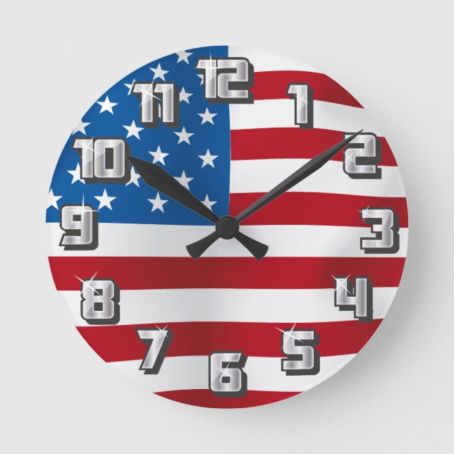 Horloge Ronde États-Unis (Recto)
