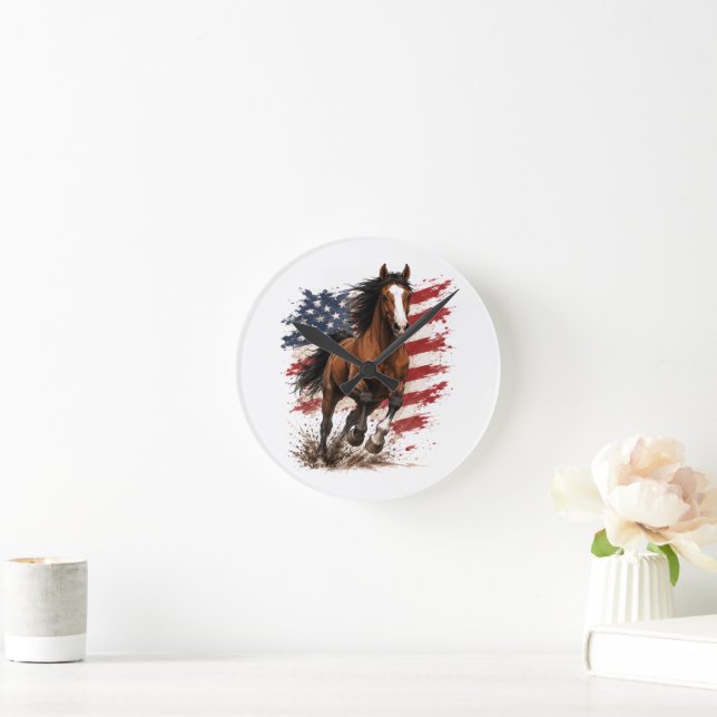 Horloge Ronde États-Unis 250e Liberté (Maison)