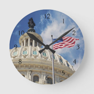 Horloge Ronde États-Unis, Columbia, Washington DC, Capitol Build