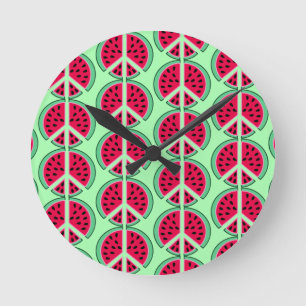 Horloge Ronde Eté Watermelon