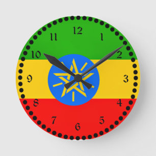 Horloge Ronde Éthiopien
