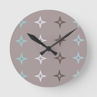 Horloge Ronde Étoiles