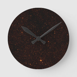 Horloge Ronde Étoiles de bronze